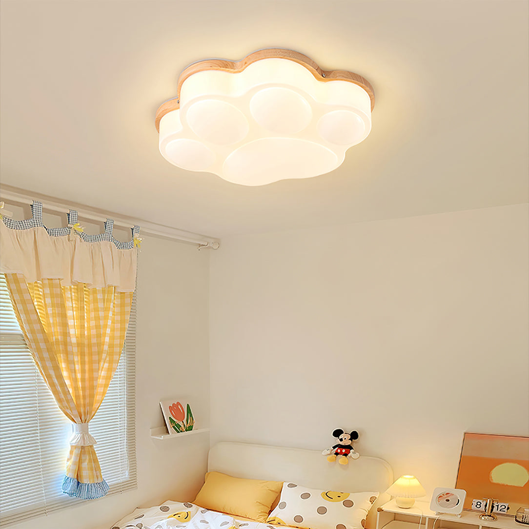KittyLuxe - Ceiling Light with Playful Cat Paw Design and Subtle Glow