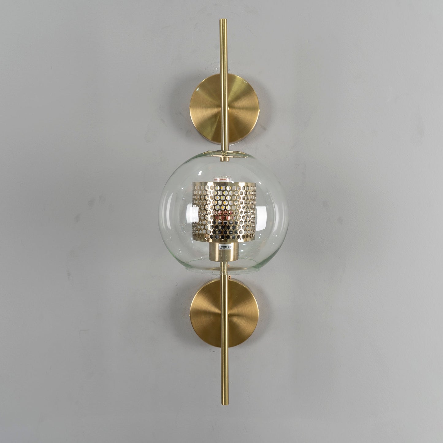 CrystalBeam – Illuminated Glass Wall Lamp for Stylish Lighting