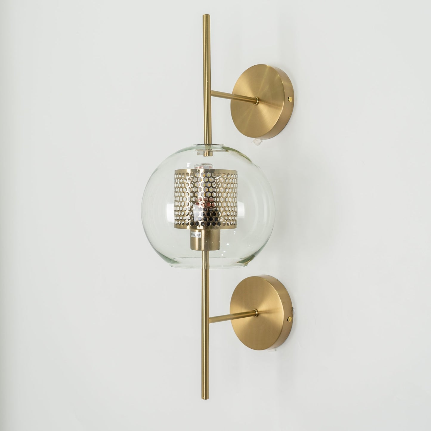 CrystalBeam – Illuminated Glass Wall Lamp for Stylish Lighting