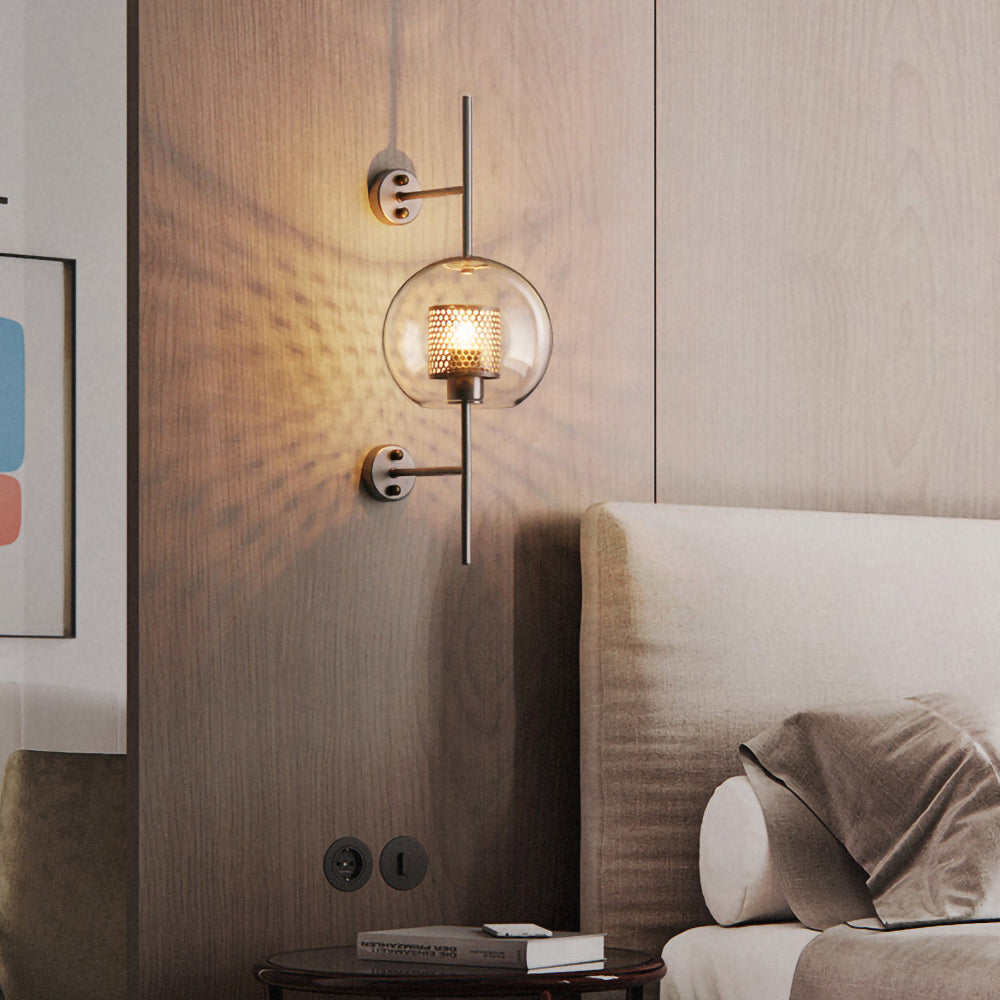 CrystalBeam – Illuminated Glass Wall Lamp for Stylish Lighting