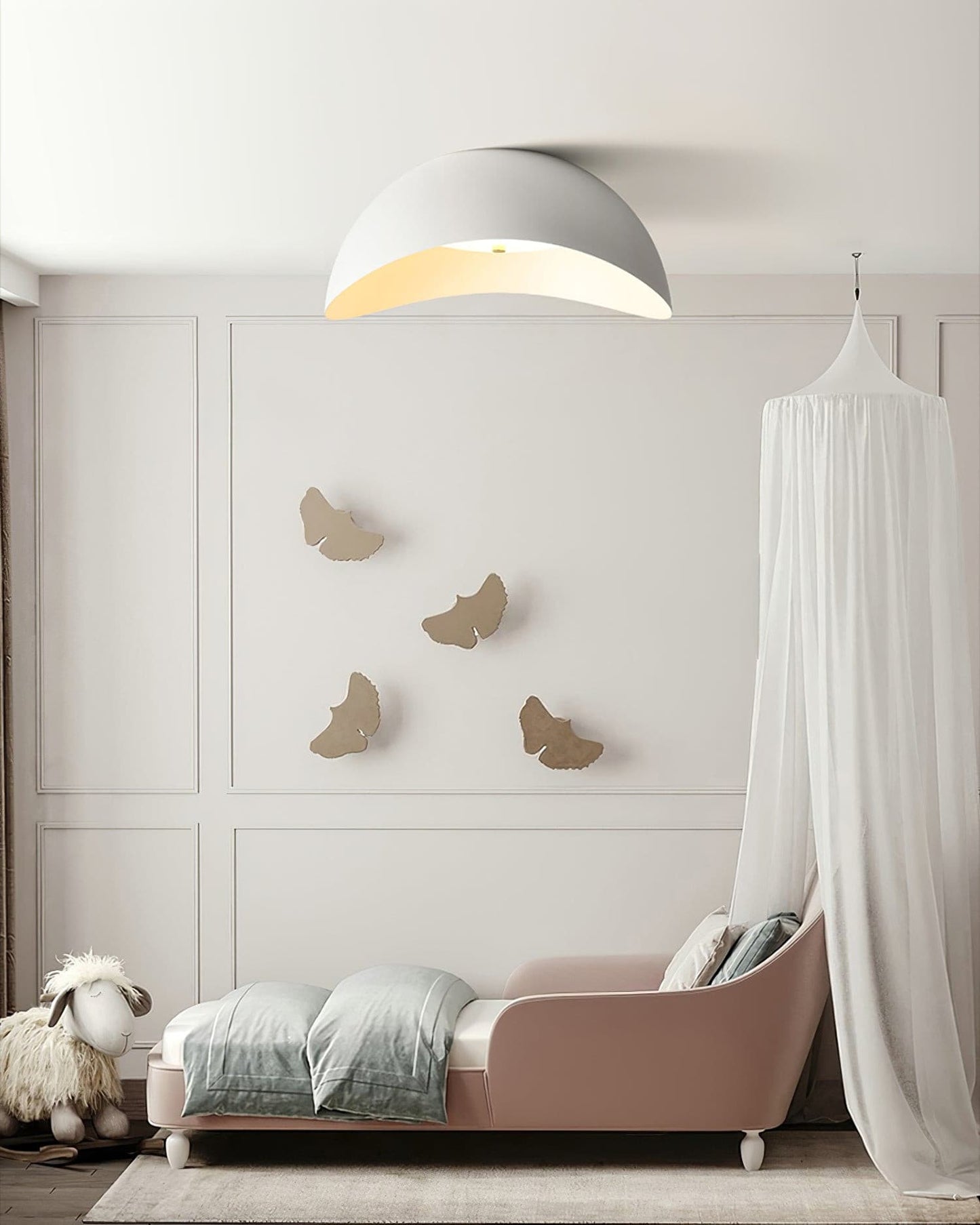 CircleLuxe - Modern LED Ceiling Lamp with Elegant Halo Shape