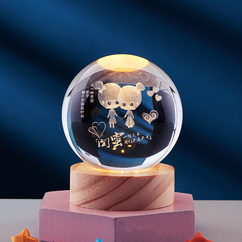 DreamSphere - 3D Night Lamp with Magical Effect