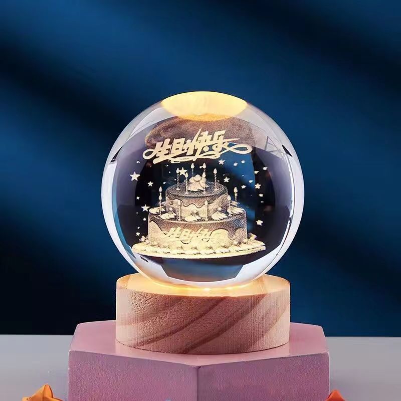 DreamSphere - 3D Night Lamp with Magical Effect
