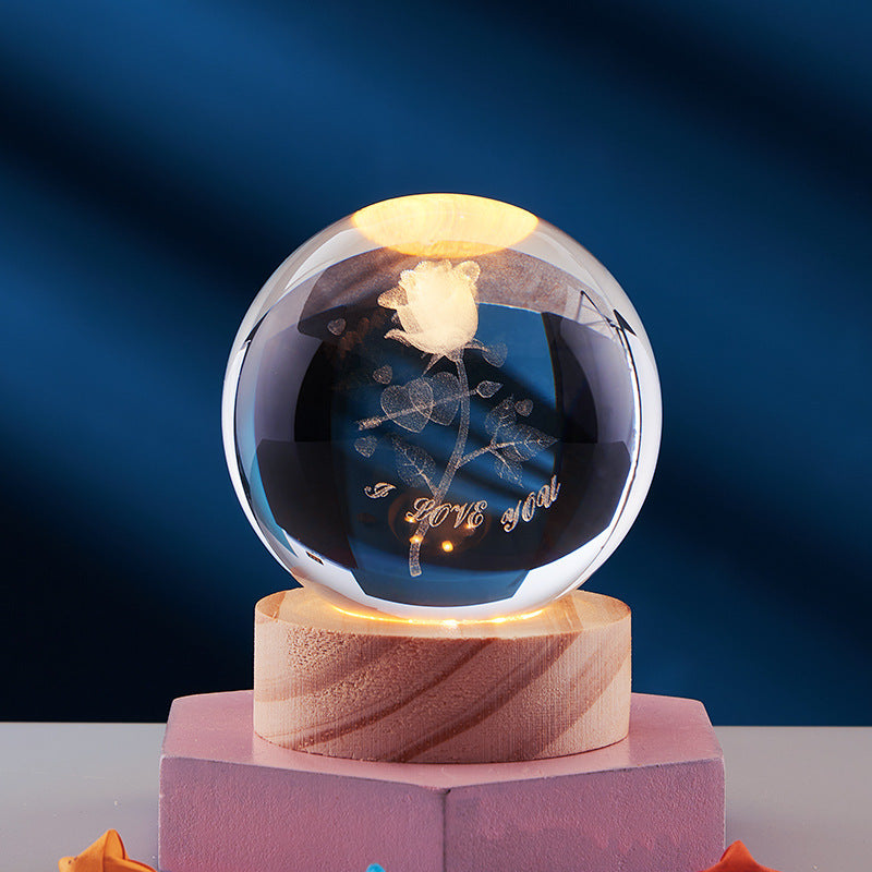 DreamSphere - 3D Night Lamp with Magical Effect
