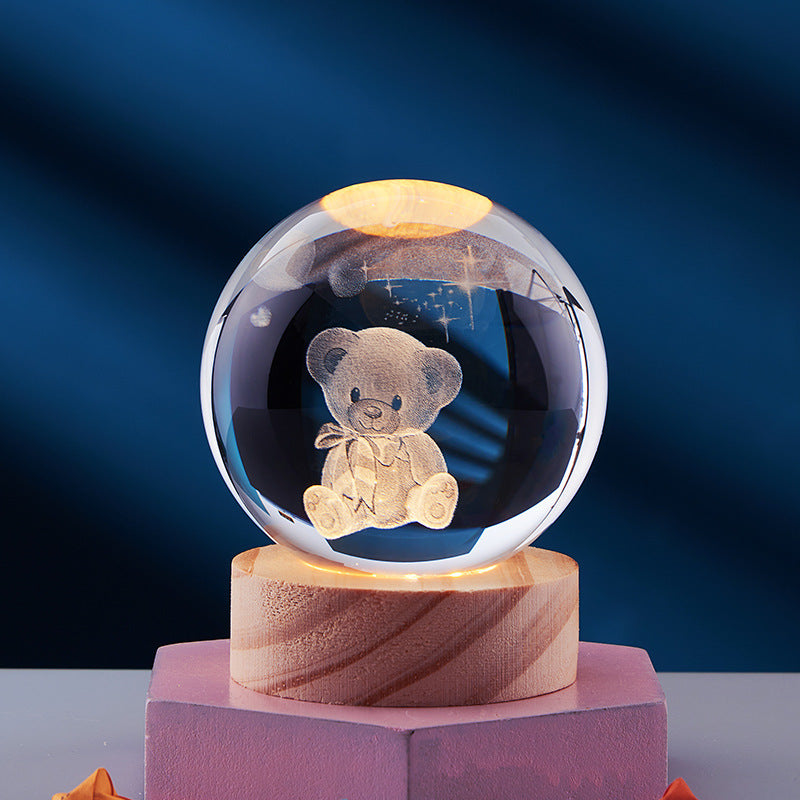 DreamSphere - 3D Night Lamp with Magical Effect