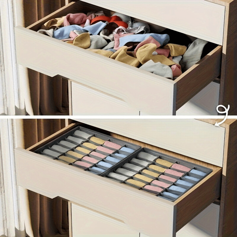 FoldBox - 2-Pack Collapsible Storage Bins with 24 Compartments