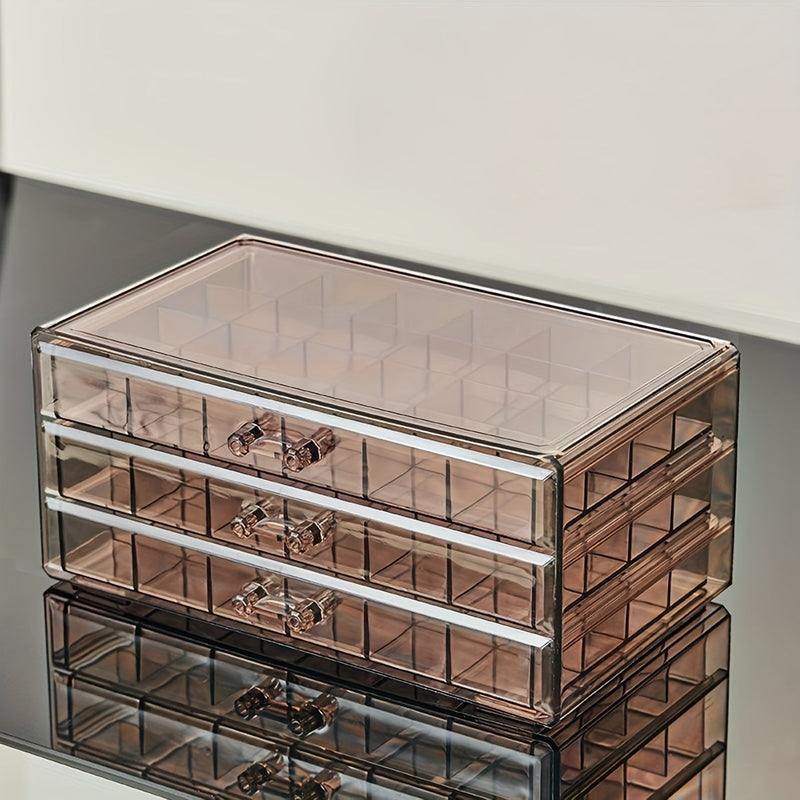 JewelVault - 3-Layer Ring & Earring Organizer