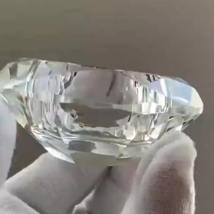 RadiantCrystal - Transparent European Candle Holder Set