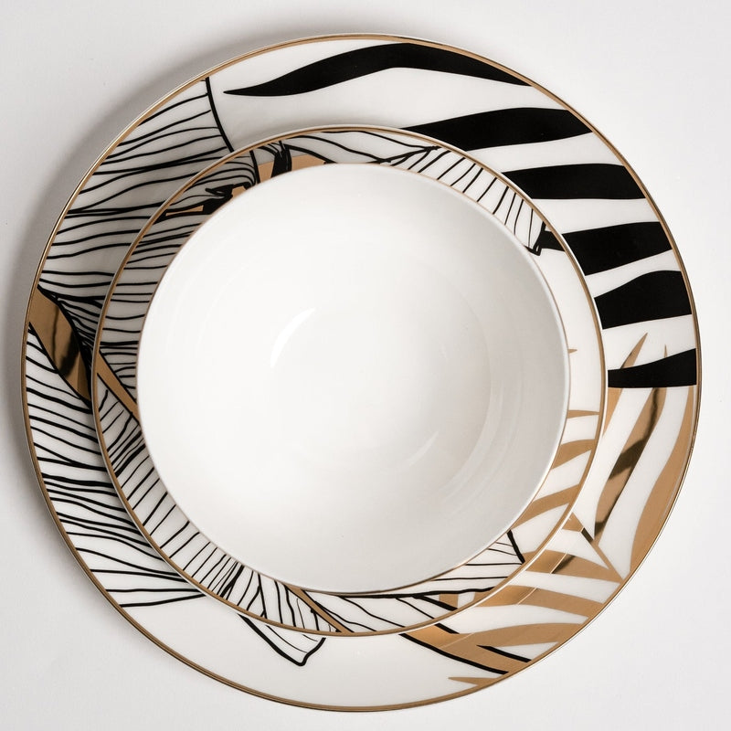 MidnightDine - Luxe Black Plate Set