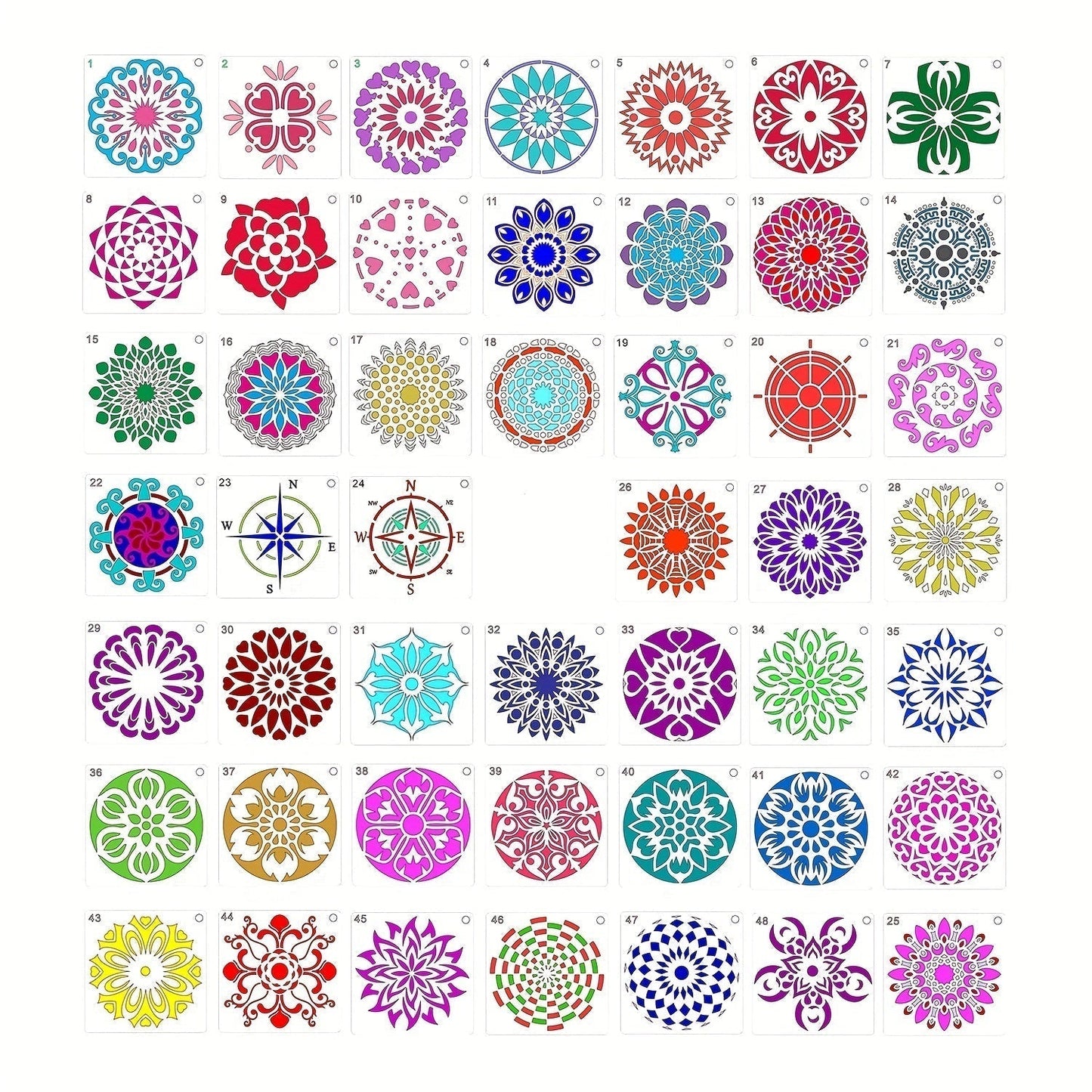 StencilWorks - 48 Templates for Stone & Wood Creations