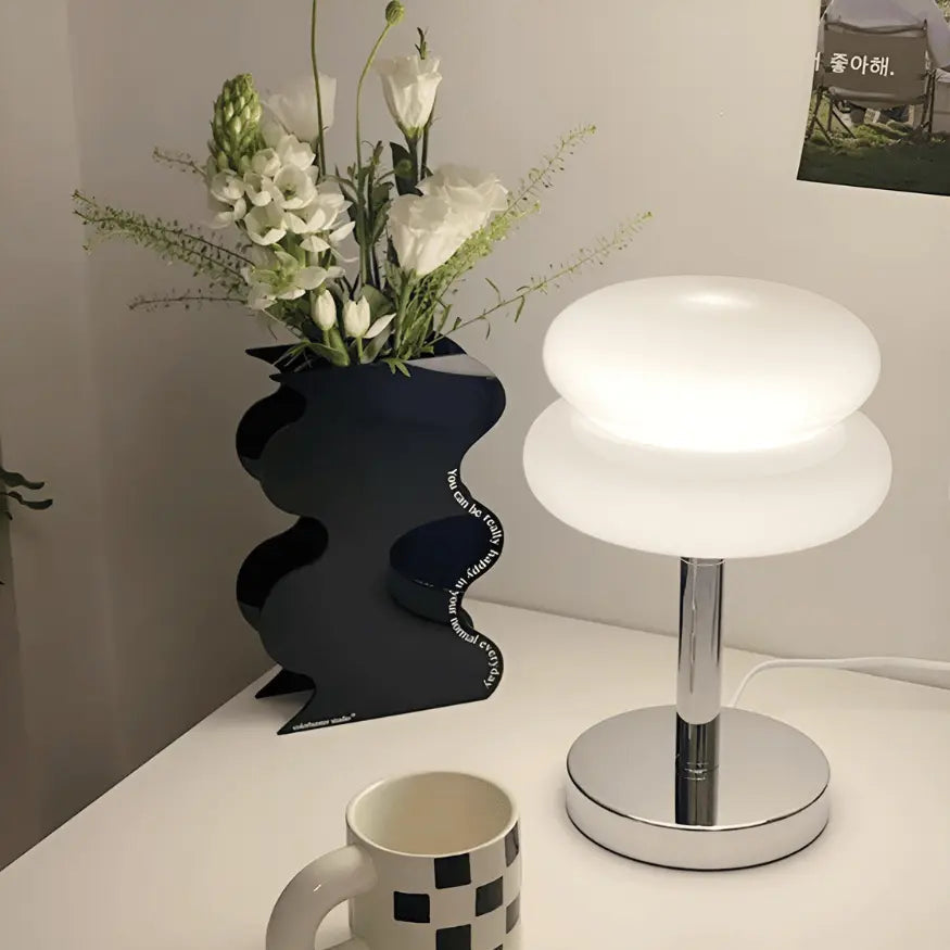 GlamoraLite - Elegant Glass Table Lamp for Your Interior