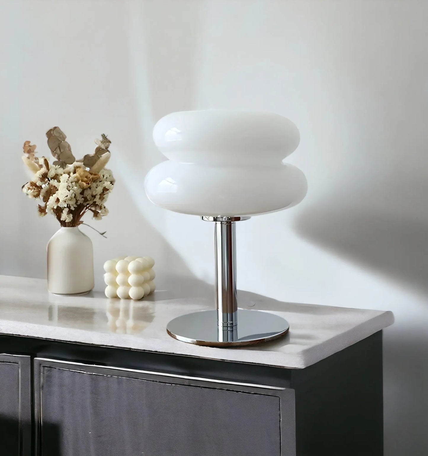 GlamoraLite - Elegant Glass Table Lamp for Your Interior