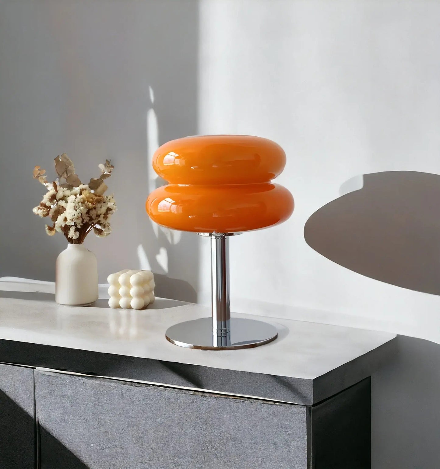 GlamoraLite - Elegant Glass Table Lamp for Your Interior