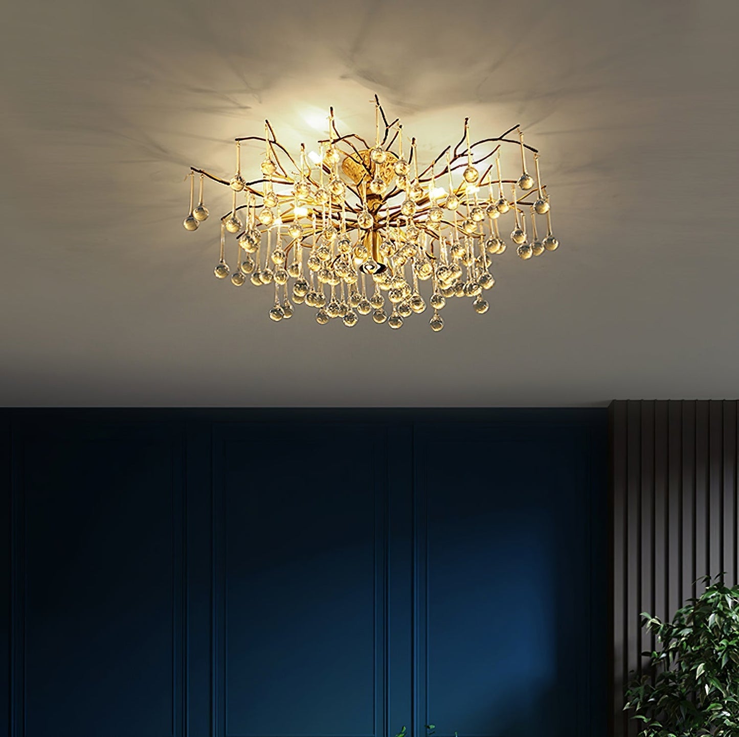 DivinoAura - Timeless Ceiling Light with Luxurious Finish and Soft Light