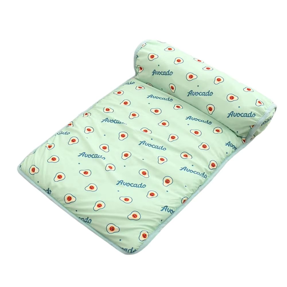 Dog Cooling Mat with Bolster Pillow