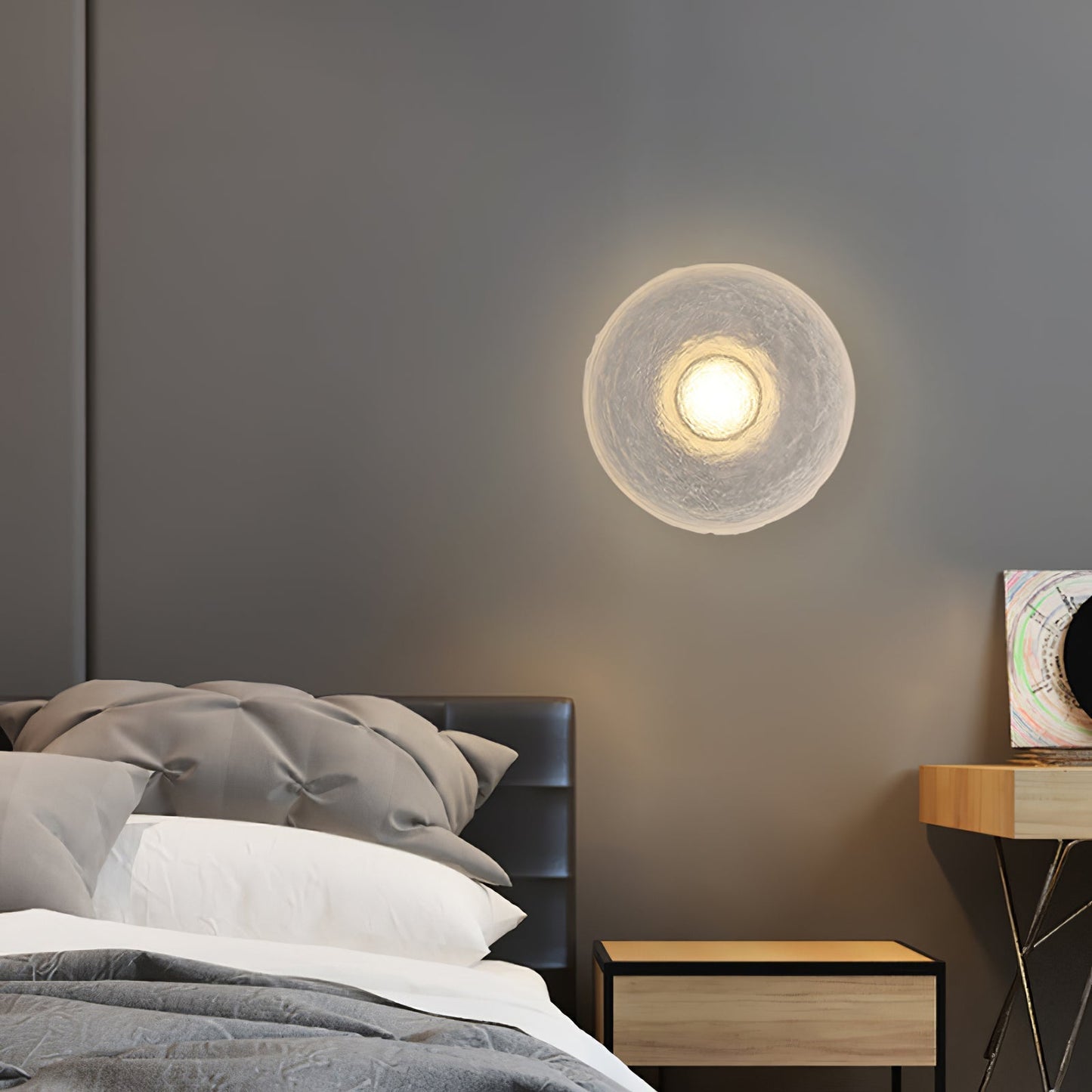 SculptLight – Modern Resin Wall Lamp for Timeless Elegance