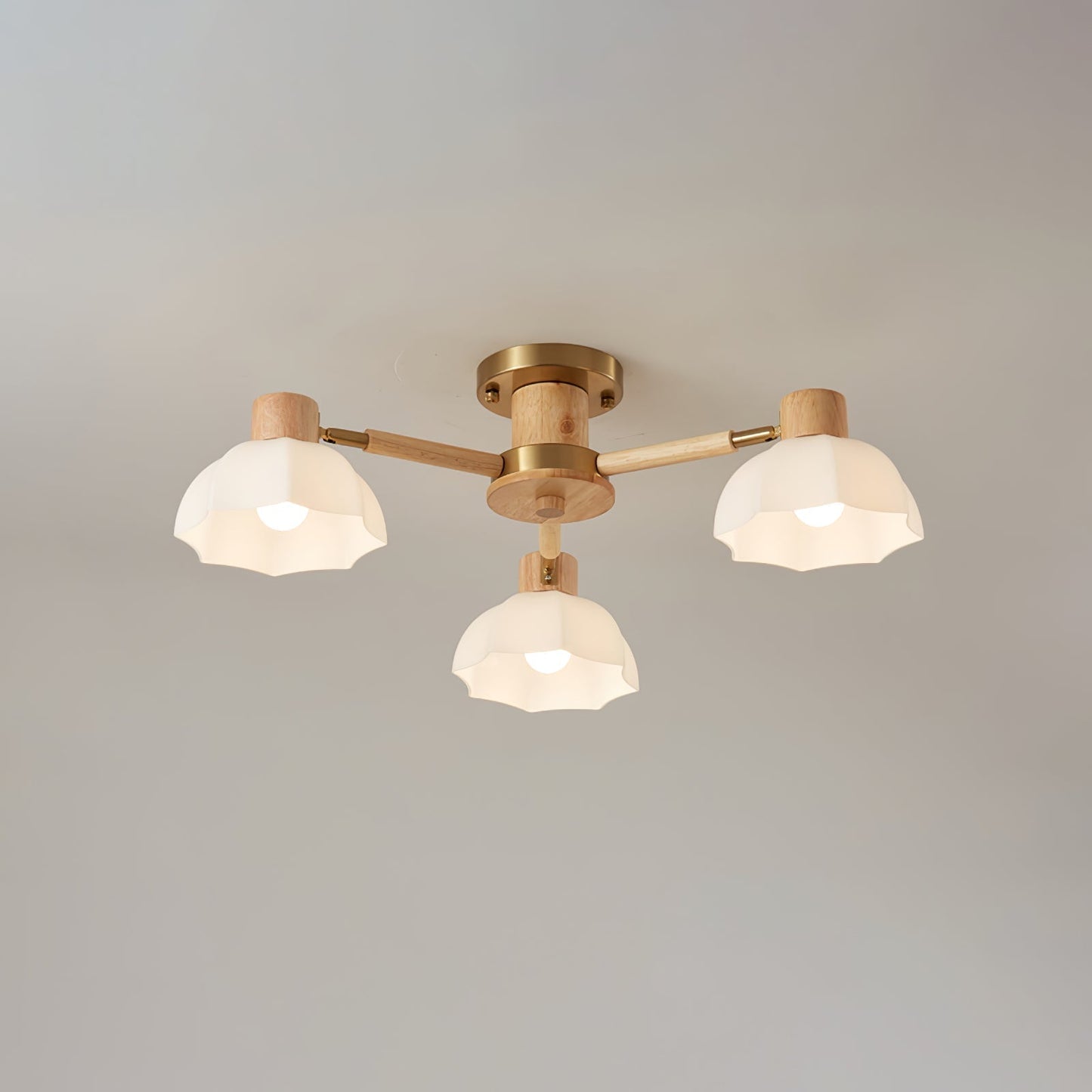 FloraAura - Ceiling Lamp with Flower Shape and Cozy Light Spread
