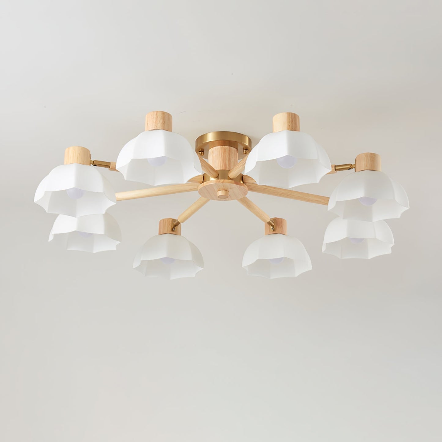 FloraAura - Ceiling Lamp with Flower Shape and Cozy Light Spread