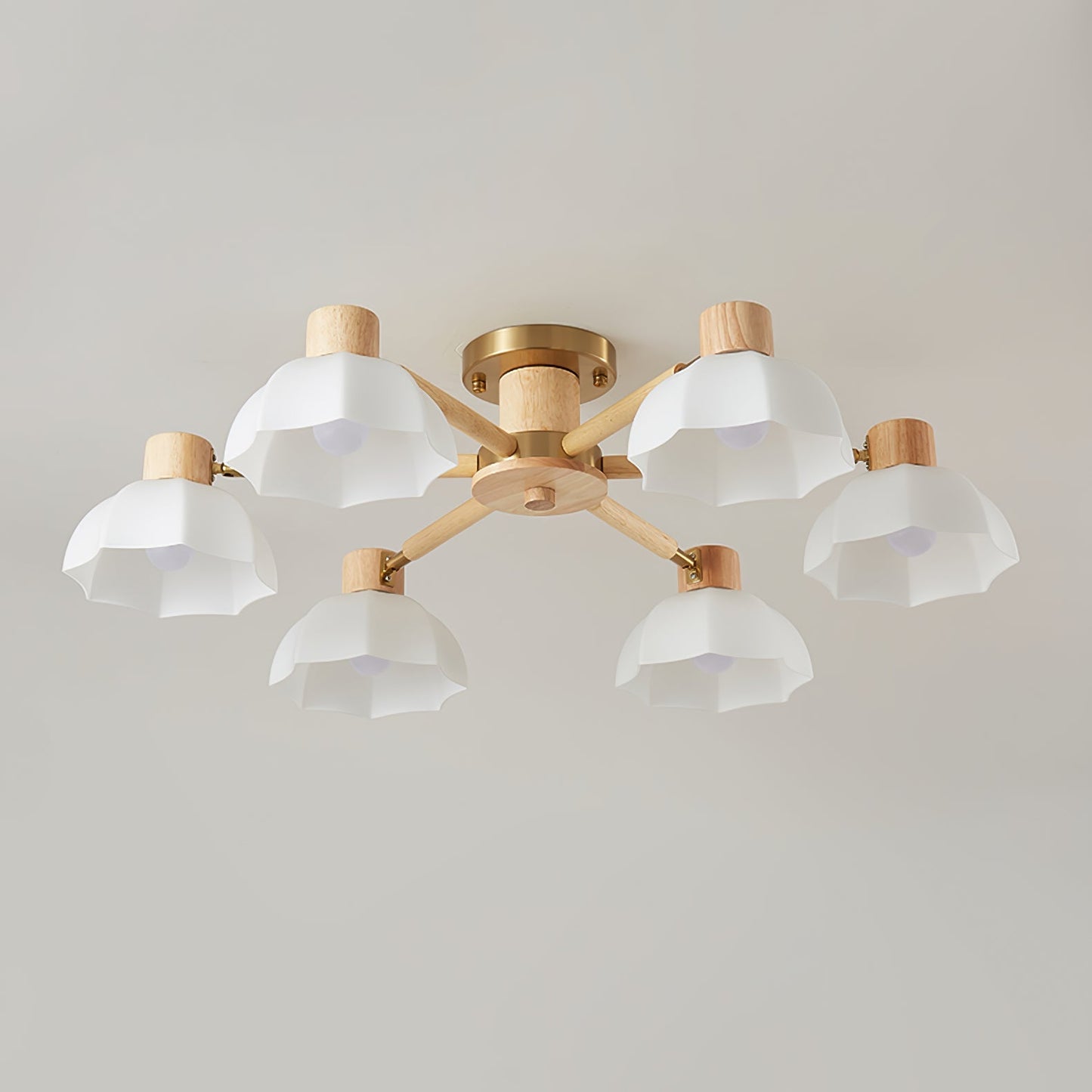 FloraAura - Ceiling Lamp with Flower Shape and Cozy Light Spread