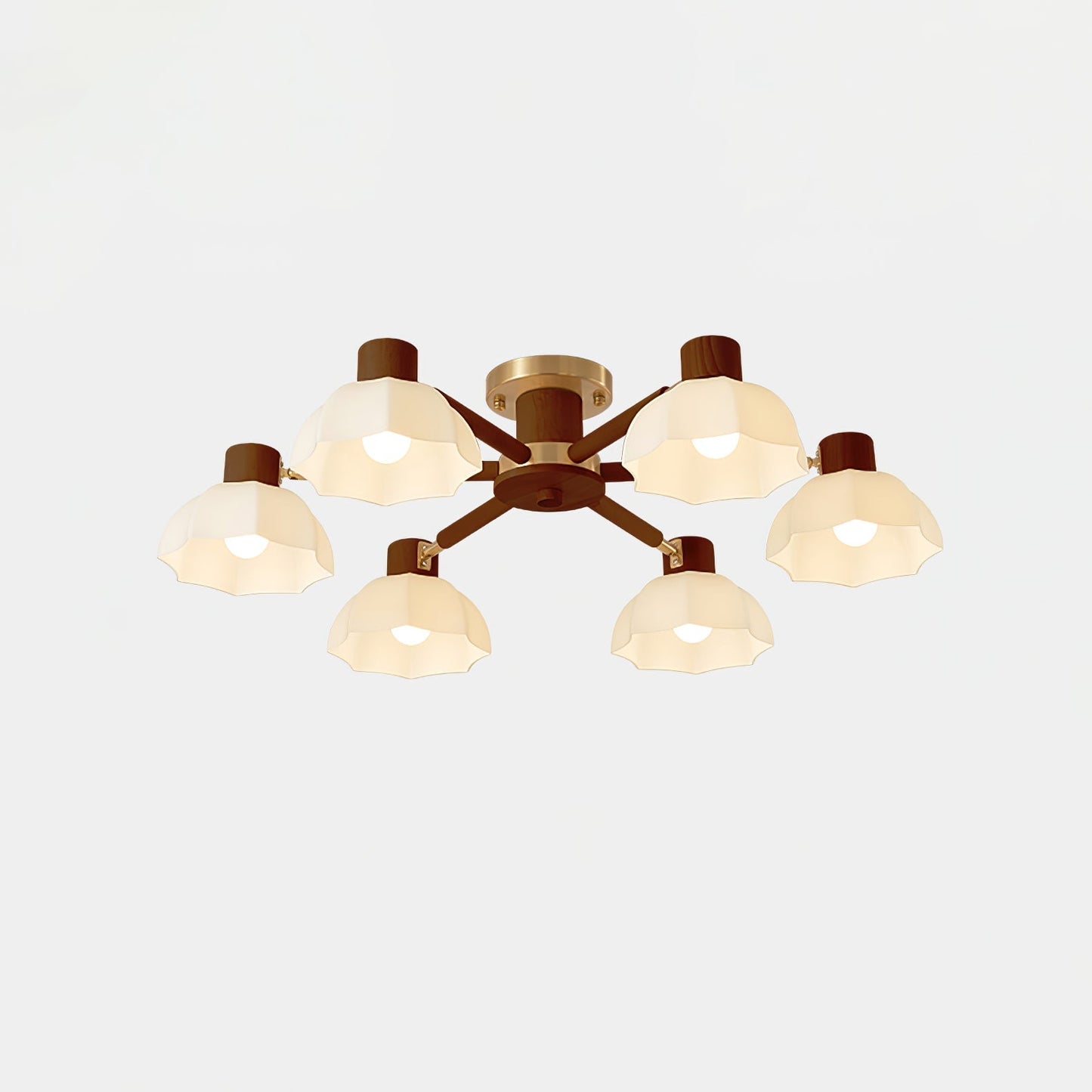 FloraAura - Ceiling Lamp with Flower Shape and Cozy Light Spread