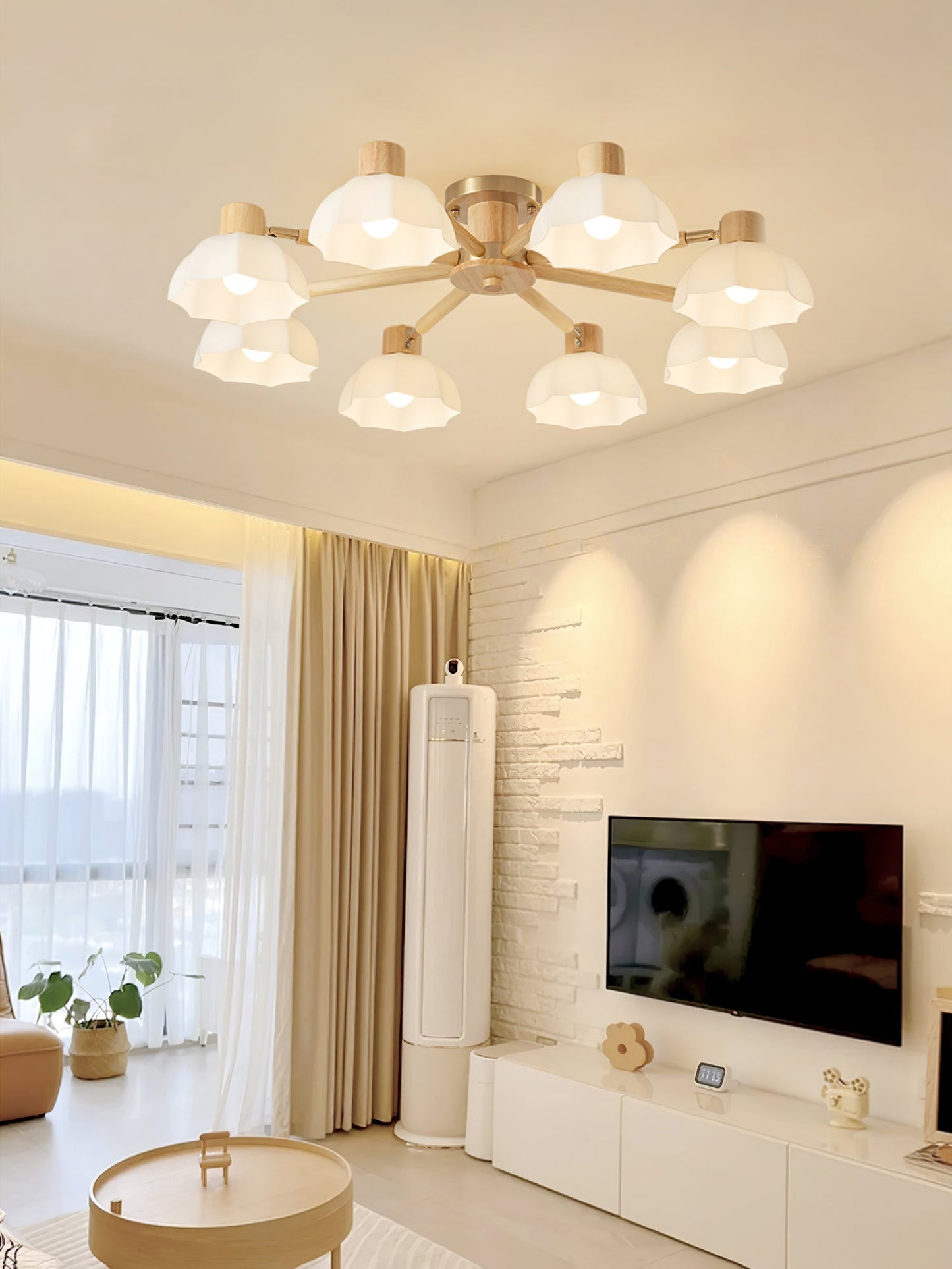 FloraAura - Ceiling Lamp with Flower Shape and Cozy Light Spread