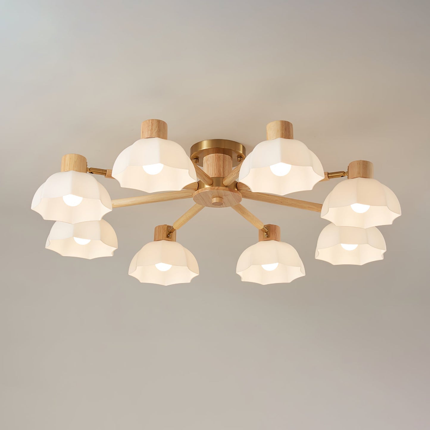 FloraAura - Ceiling Lamp with Flower Shape and Cozy Light Spread