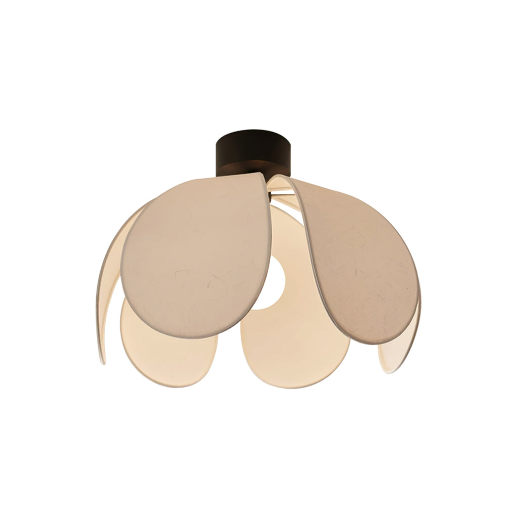 BloomLuxe - Ceiling Light with Elegant Fabric Petals and Warm Radiance