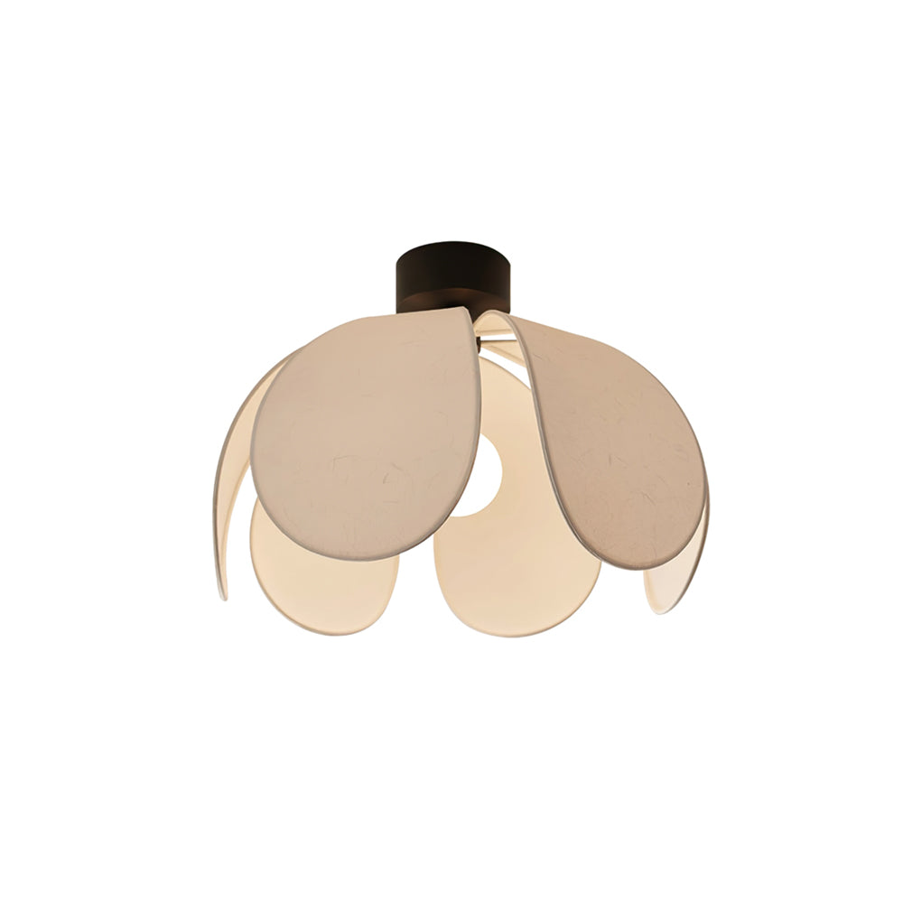 BloomLuxe - Ceiling Light with Elegant Fabric Petals and Warm Radiance