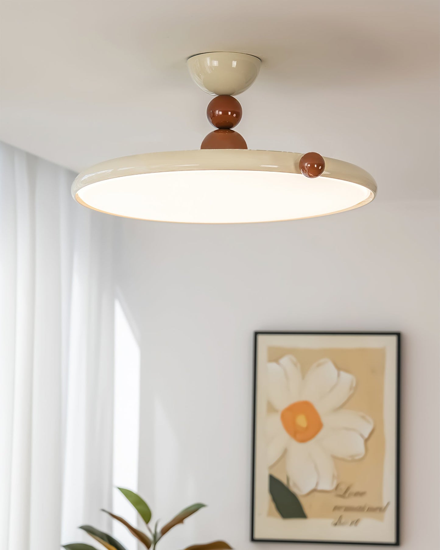 GinoRadiance - Ceiling Lamp with Delicate Finish and Luxurious Light