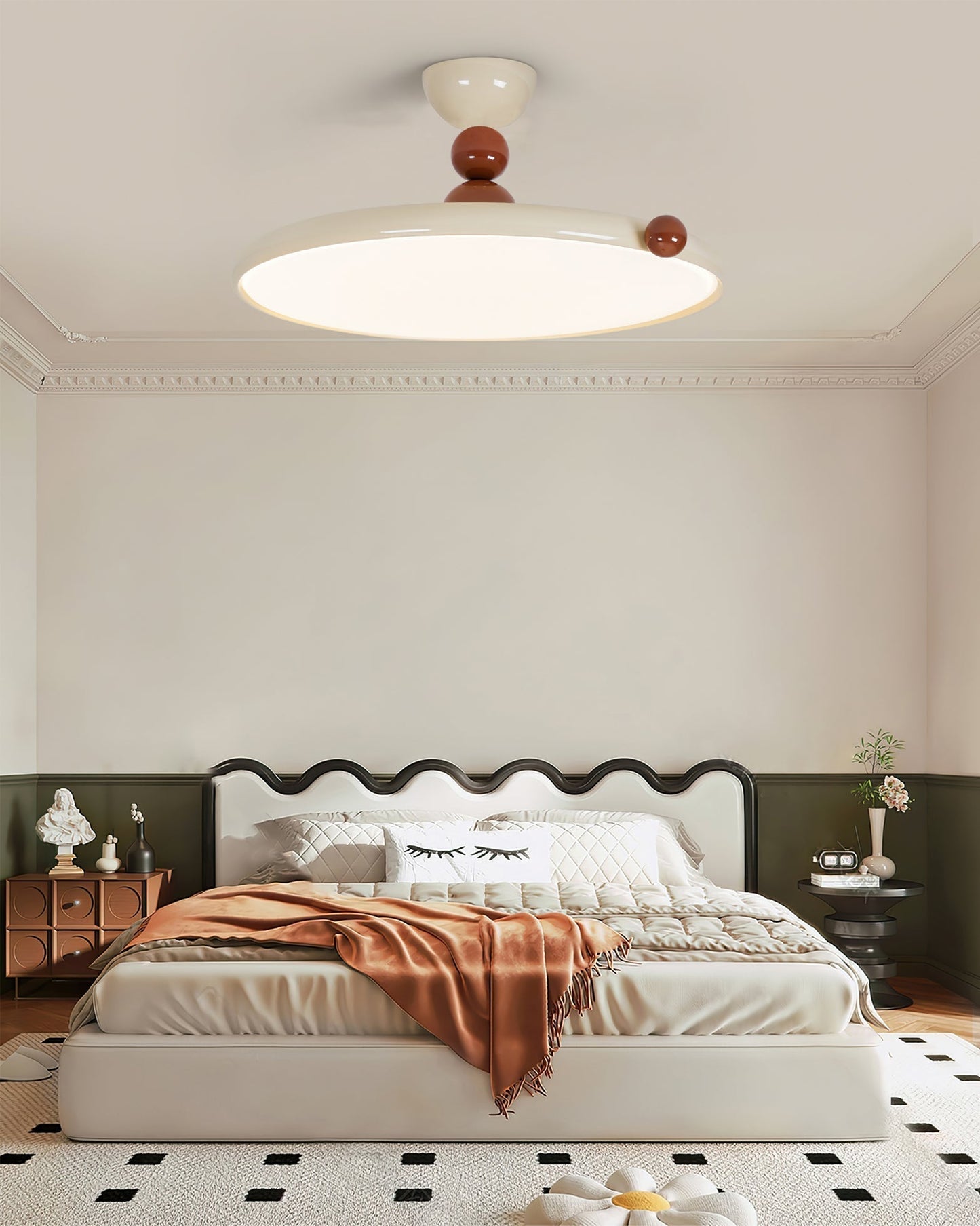 GinoRadiance - Ceiling Lamp with Delicate Finish and Luxurious Light