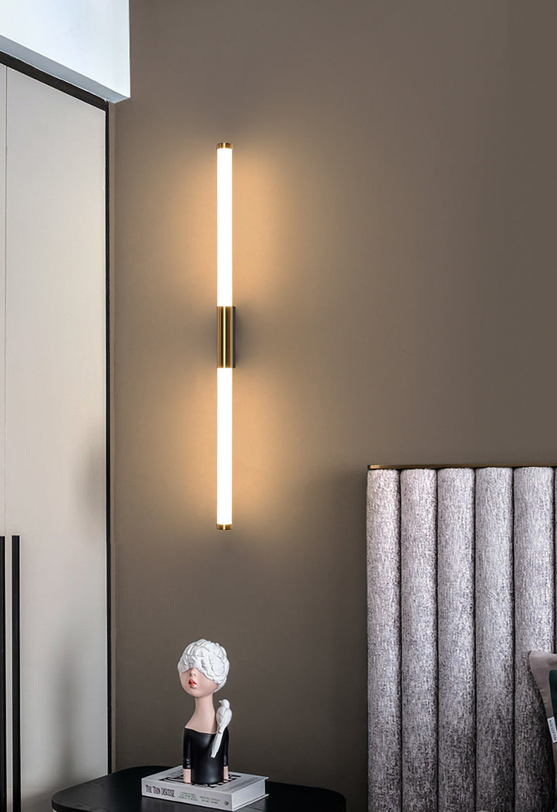 BarGleam – Minimalist Gold Wall Lamp with a Modern Twist