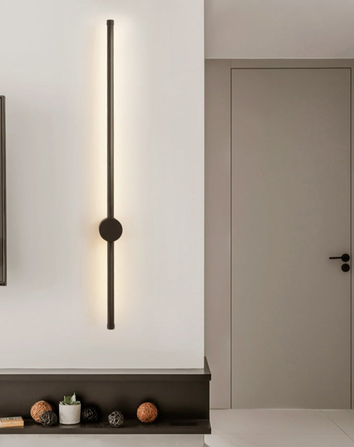 NordicRod – Minimalist Wall Lamp with Plug for Chic Interiors