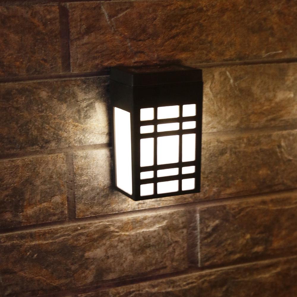 HikariGlow – Japanese-Inspired Solar Wall Light for Outdoor Serenity