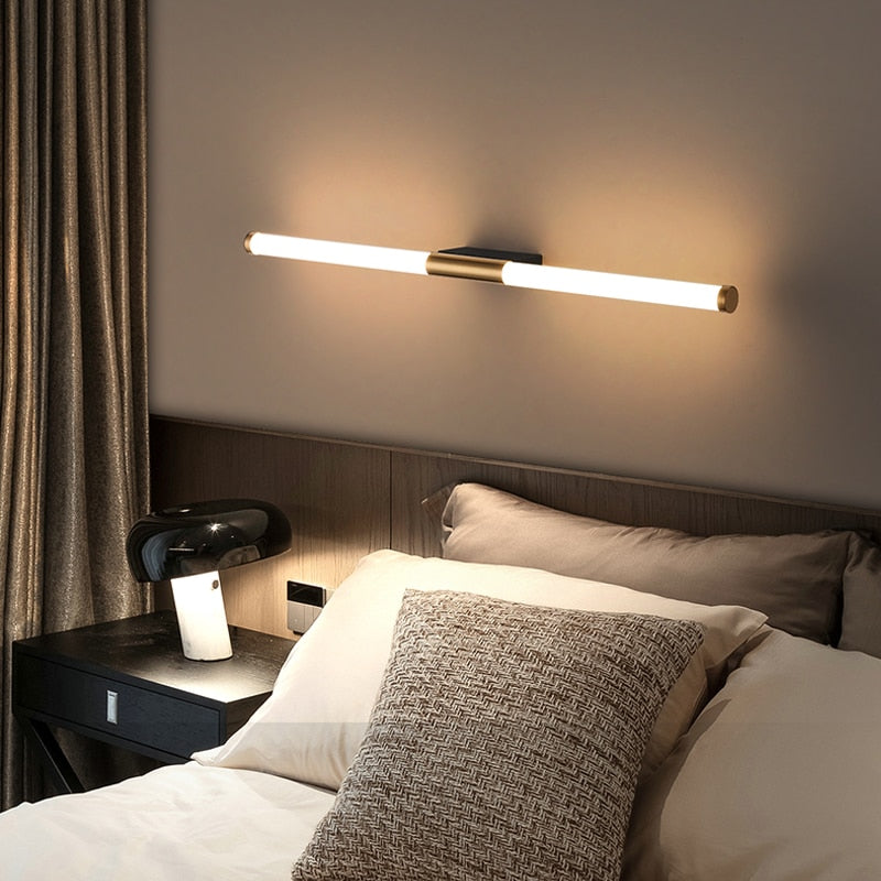 BarGleam – Minimalist Gold Wall Lamp with a Modern Twist
