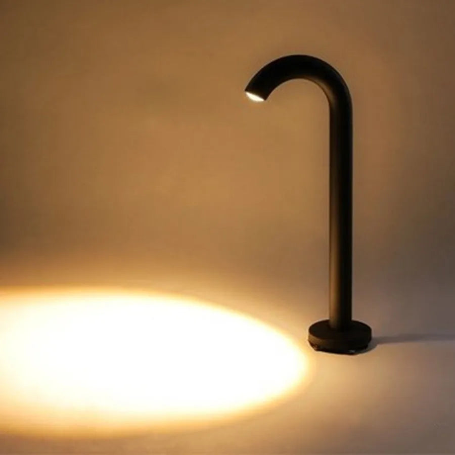 Modern IP68 Waterproof Aluminum Courtyard Pillar Light - 50,000 Hour Lifespan, Energy Efficient, Multiple Color Temperatures