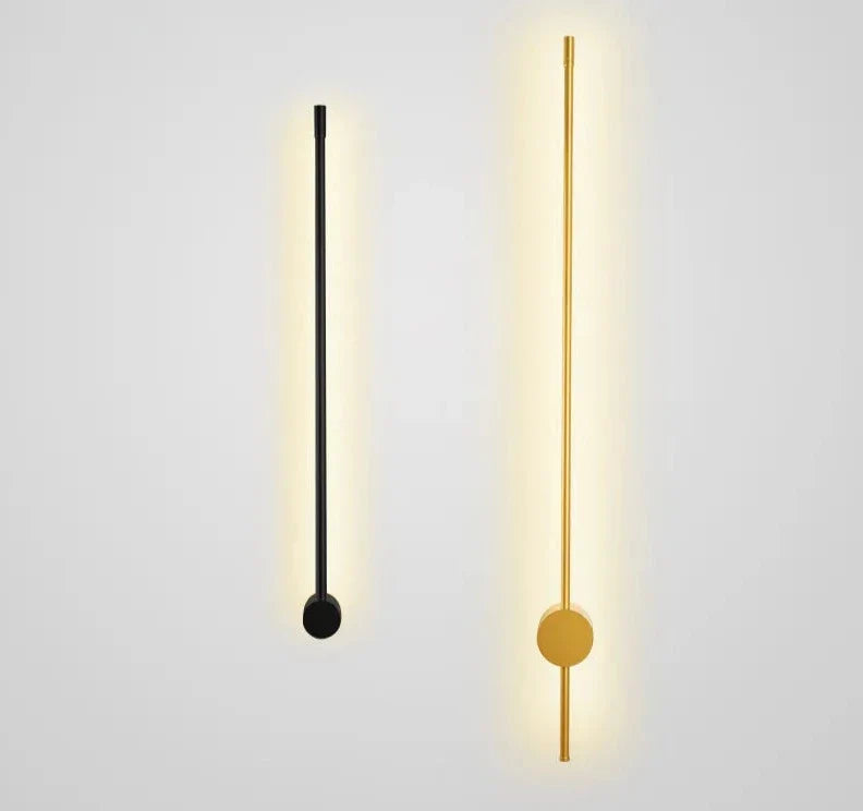 NordicRod – Minimalist Wall Lamp with Plug for Chic Interiors
