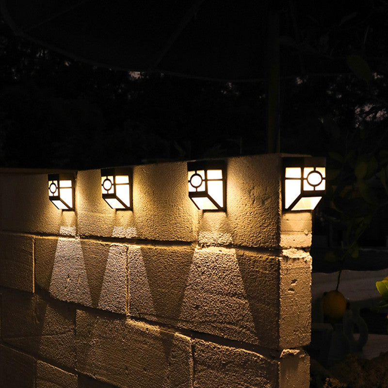 HikariGlow – Japanese-Inspired Solar Wall Light for Outdoor Serenity