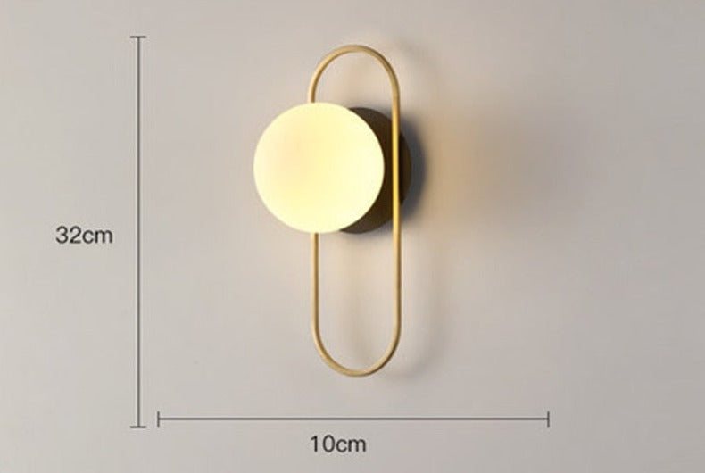 BulbAura - Scandinavian Wall Lamp