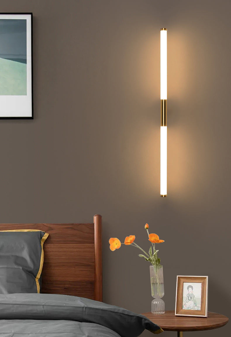 BarGleam – Minimalist Gold Wall Lamp with a Modern Twist