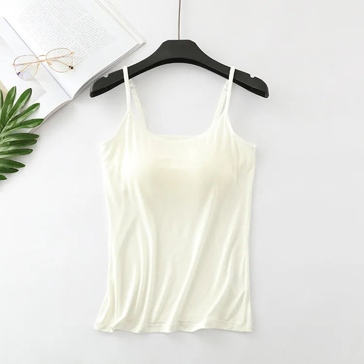 Women's Cooling Top with Built-in Bra