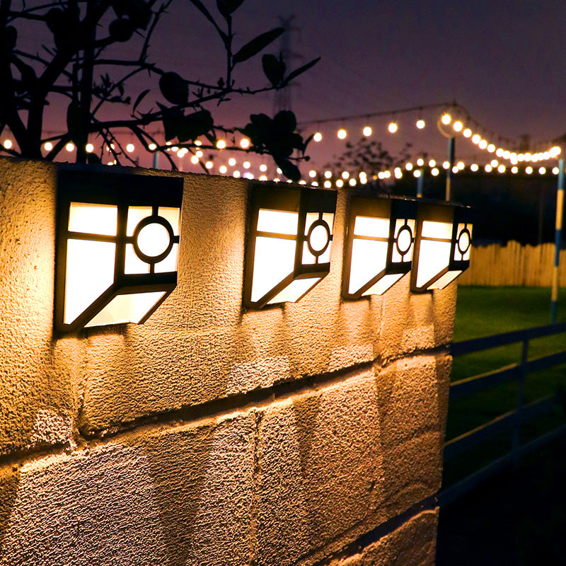 HikariGlow – Japanese-Inspired Solar Wall Light for Outdoor Serenity