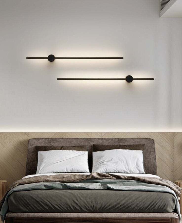 NordicRod – Minimalist Wall Lamp with Plug for Chic Interiors