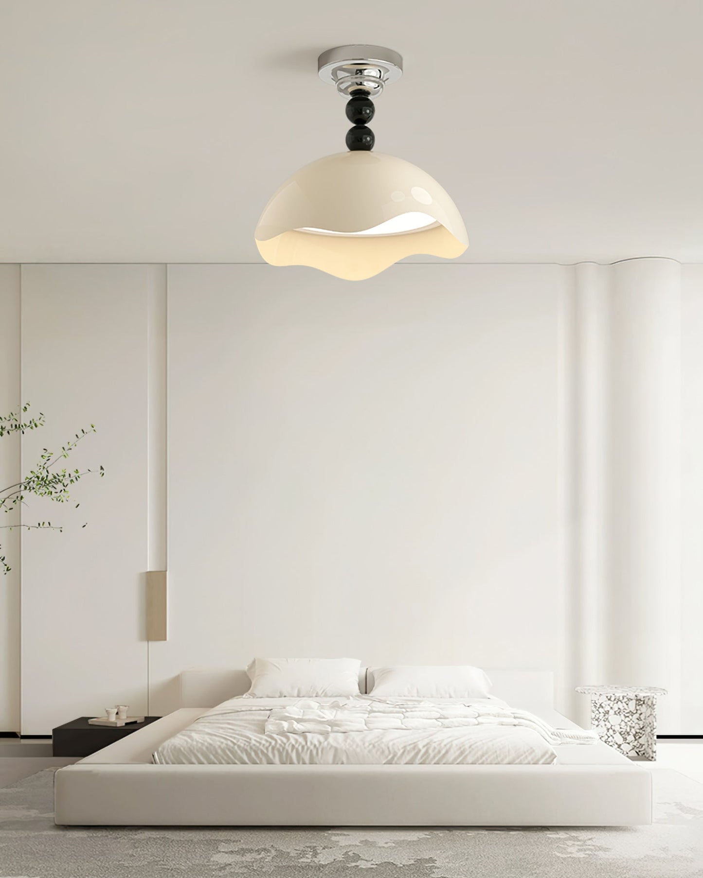 LuxeCrest - Ceiling Light with Subtle Detailing and Opulent Light