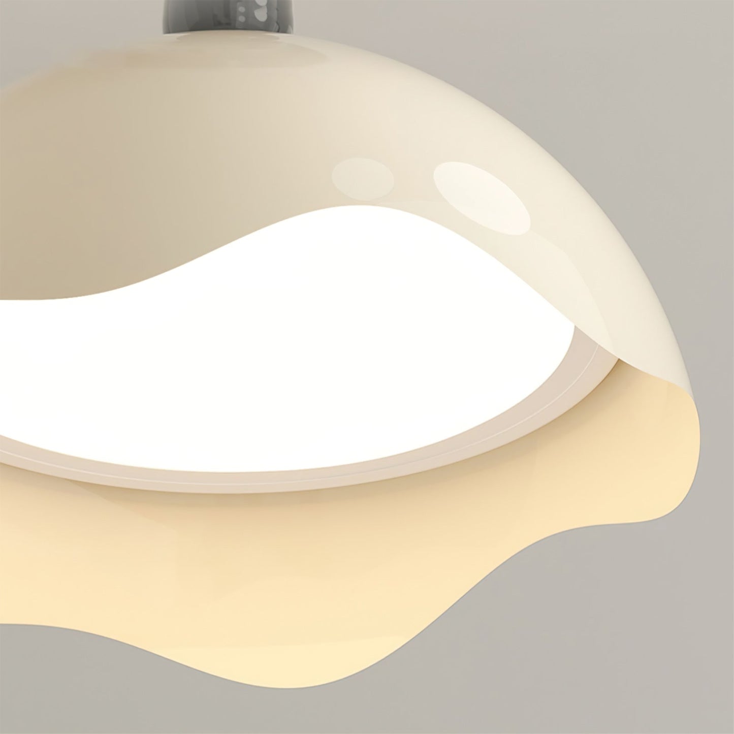 LuxeCrest - Ceiling Light with Subtle Detailing and Opulent Light