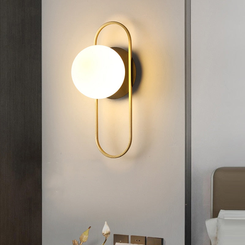 BulbAura - Scandinavian Wall Lamp