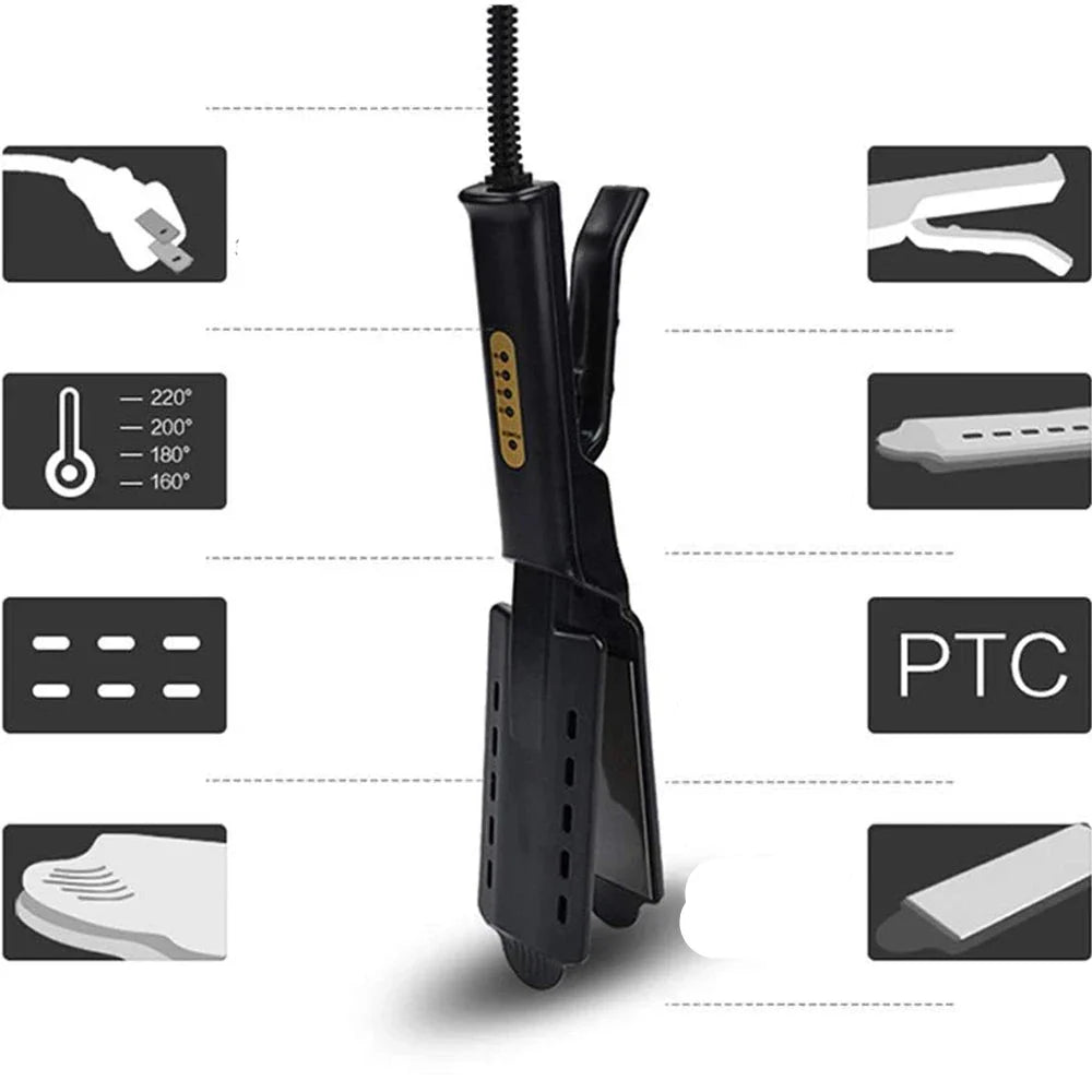 SwiftGlam - 4-Setting Wet & Dry Hair Straightener