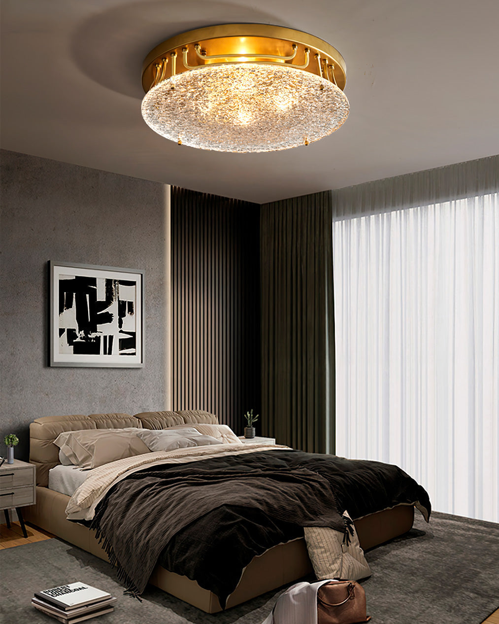LuxeHaven - Ceiling Lamp with Clean Lines and Cozy Atmosphere