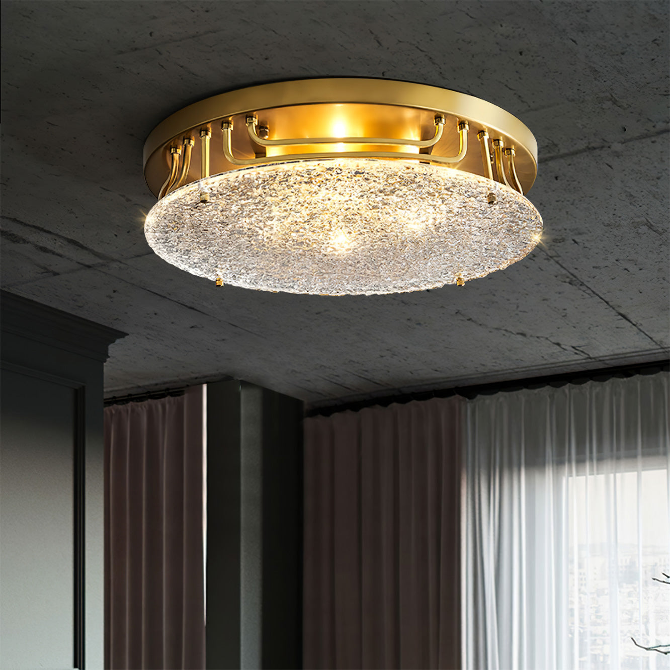 LuxeHaven - Ceiling Lamp with Clean Lines and Cozy Atmosphere
