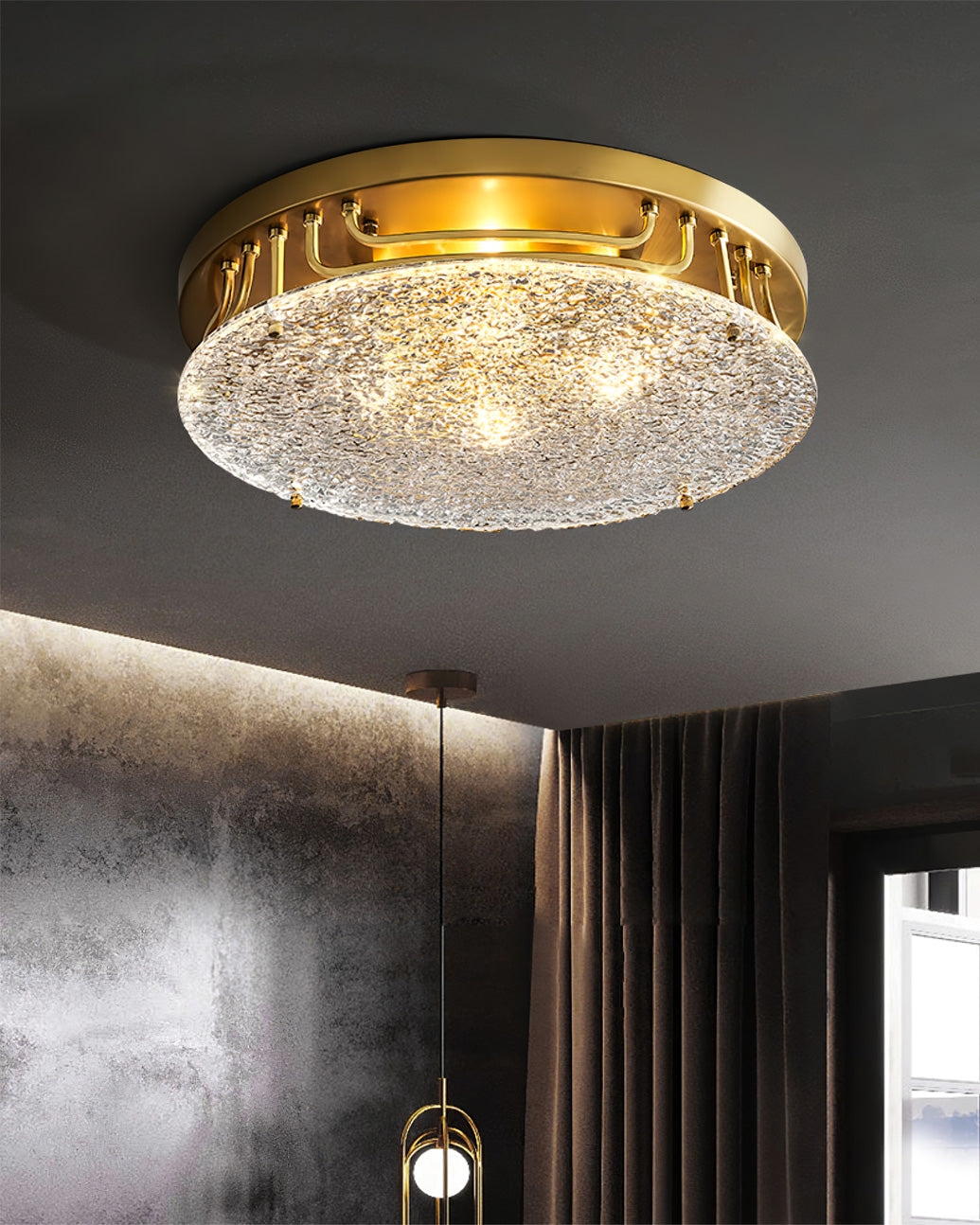 LuxeHaven - Ceiling Lamp with Clean Lines and Cozy Atmosphere
