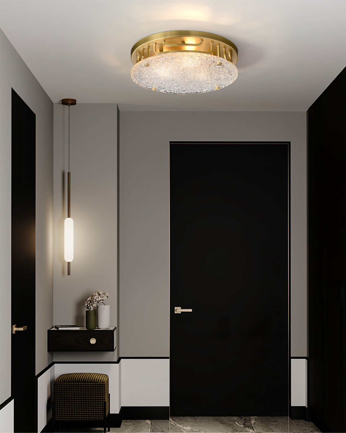 LuxeHaven - Ceiling Lamp with Clean Lines and Cozy Atmosphere